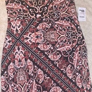 Charlotte Russe tribal/paisley maxi skirt